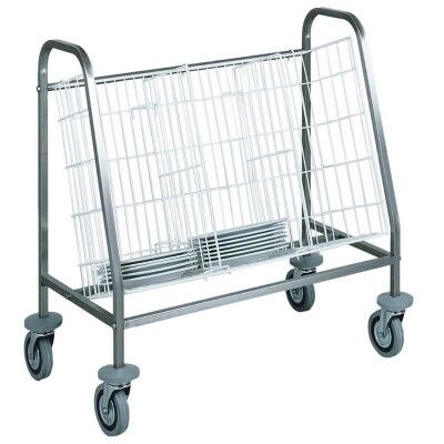 Dish trolley for about 100 empty dishes. - Forcar