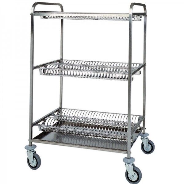 Carrello scolapiatti Forcar 3 ripiani CA1400 - Forcar Multiservice