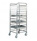 Stainless steel rack trolley for 14 GN 2/1 Gastronorm.  CA1476