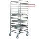 Stainless steel rack trolley for 14 GN 2/1 Gastronorm. CA1476 - Forcar Multiservice