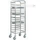 Stainless steel rack trolley for 14 GN 1/1 Gastronorm. CA1479 - Forcar Multiservice
