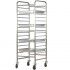 Stainless steel rack trolley for 14 GN 2/1 Gastronorm.  CA1486R