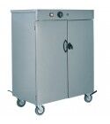 Stainless steel careened plate warmer cabinet for up to 60 plates. MS1860