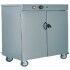 Stainless steel careened plate warmer cabinet for up to 100 plates. MS1862