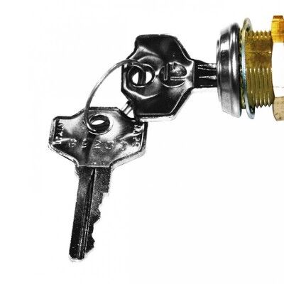 Lock with optional refrigerated accessory key - Inox BIM stainless steel