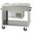 Stainless steel refrigerated display cart. CAR2779