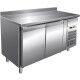 Refrigerated table Forcar GN2200TN 2 doors positive - Forcar Refrigerated
