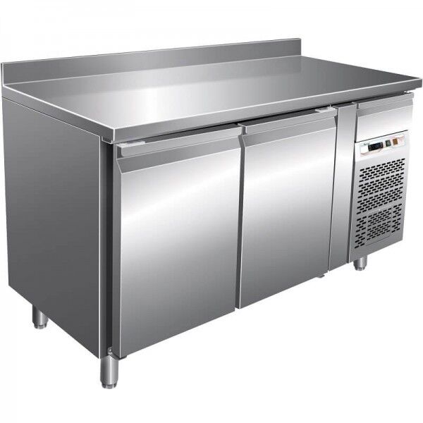 Forcold refrigerated table GN2200BT-FC 2 doors negative - Forcar Refrigerated