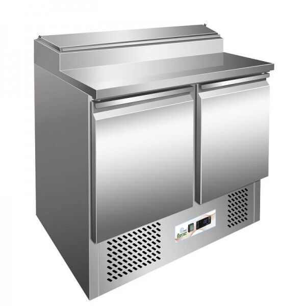 Forcold PS200-FC Refrigerated Saladette 2 doors positive - Forcold