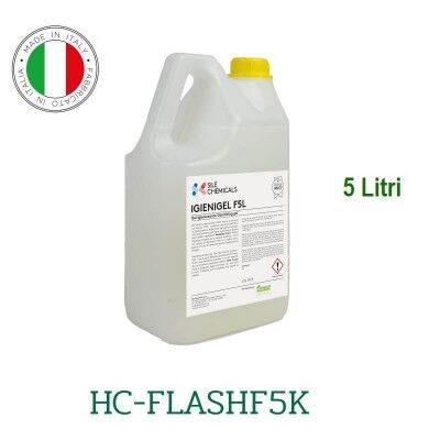 5 litre bottle of hydrogen peroxide, ready-to-use multi-surface sanitiser. FLASHF5K - Fimar
