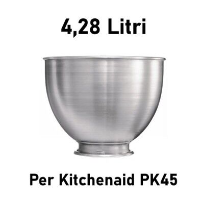 4.28L replacement bowl without handle for KitchenAid PK45 mixer - KitchenAid