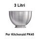 Ciotola di ricambio da 3 Litri senza manico per impastatrice PK45 KitchenAid - KitchenAid