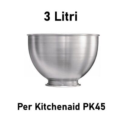 3L replacement bowl without handle for KitchenAid PK45 mixer - KitchenAid