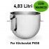 4.83L replacement bowl with handle for KitchenAid PK50 mixer