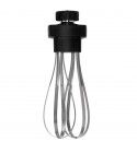 Stainless steel whisk for Fimar mixer with 400-watt variable speed motor. FM3