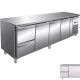 Refrigerated table Forcar-Forcold GN4100TN-FC 4 doors positive - Forcold