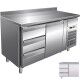 Refrigerated table Forcar-Forcold GN2200TN-FC 2 doors positive - Forcold