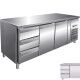 Refrigerated table Forcar-Forcold SNACK3100TN-FC 3 doors positive - Forcold
