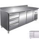 Refrigerated table Forcar SNACK3200TN 3 doors positive - Forcar Refrigerated