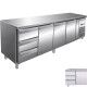Refrigerated table Forcar Snack4100TN 4 doors positive - Forcar Refrigerated