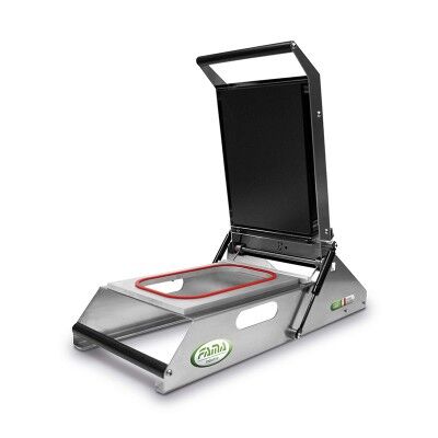 Manual heat sealer FTRM20, compact stainless steel design . 20 cm coil -