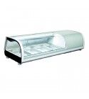 Vetrina refrigerata Sushi con 8 bacinelle GN 1/3 mod: RTS132B - Forcar Refrigerati