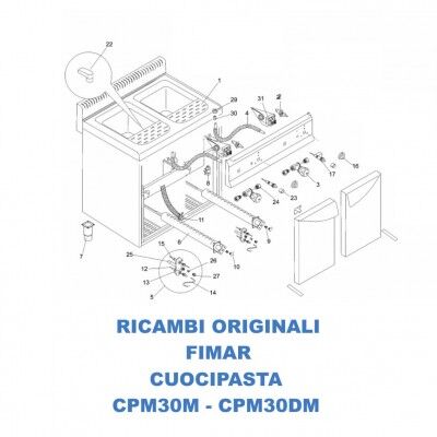 CUOCIPASTA ELETTRICO CPM30 - Fimar