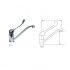 Single-hole mixer with clinical lever height 220. MIS22LC