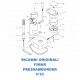 Esploso ricambi per pressamburger Fimar. F10 - Fimar