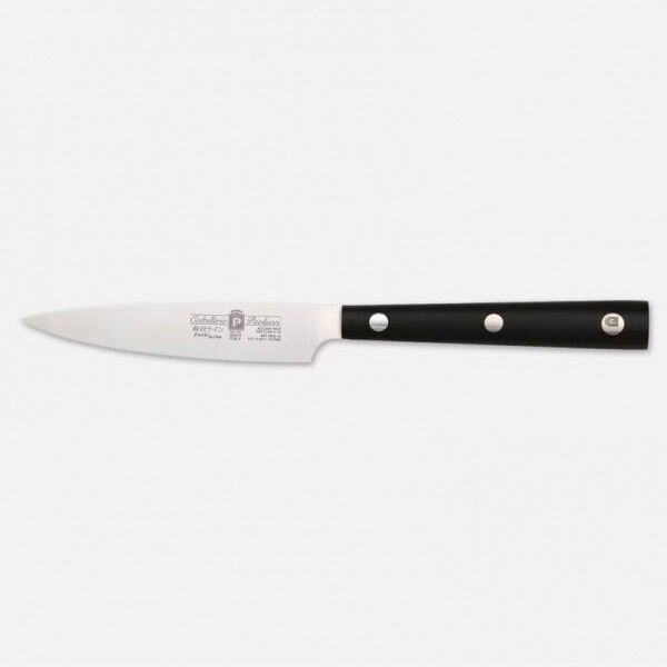 Paring Knife 10 cm. Sushi line with stainless steel blade and POM handle. thickness 2 mm. 3302 - Coltellerie Paolucci