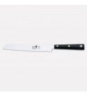 Bread knife 20 cm. Sushi line with stainless steel serrated blade and POM handle. 2 mm thick. 3310