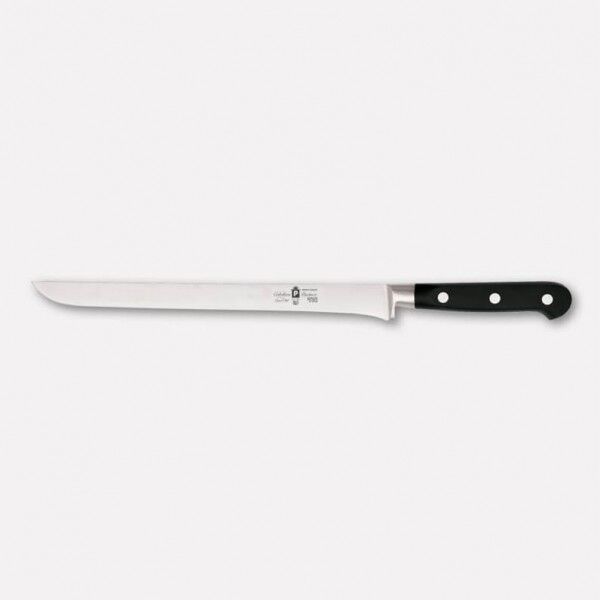 Forged ham knife. Master Chef line narrow stainless steel blade and POM handle. 30 cm blade. 3013 - Colte...