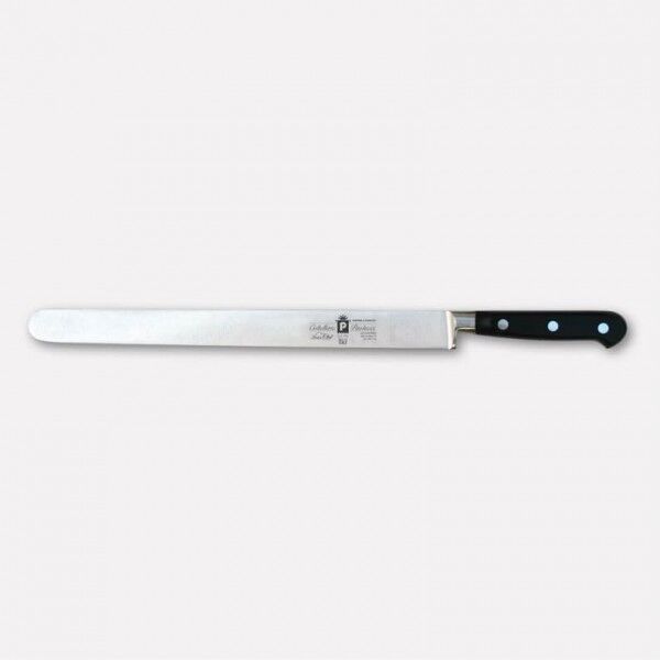 Forged ham knife. Master Chef line wide stainless steel blade and POM handle. 30 cm blade. 3014 - Knife...