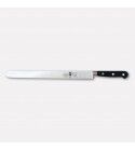 Forged ham knife. Master Chef line wide stainless steel blade and POM handle. 30 cm blade. 3014