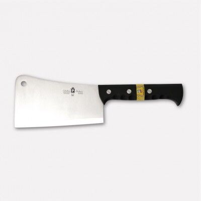 Cleaver with heavy tang and stainless steel blade, Nylon handle. Millennium3 line. 591 - Paolucci Cutlery