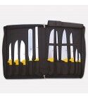 Nylon chef handle bag with set of 11 knives Millennium3 line. 3993