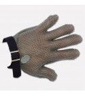 Stainless steel 5 finger glove with strap, Various sizes available. 9000