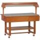 Neutral wooden display stand. Model: ELN2835 - Forcar Multiservice