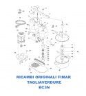 Exploded view spare parts for Fimar BC3N vegetable cutter
