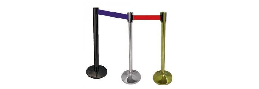 Lane delimitation rods