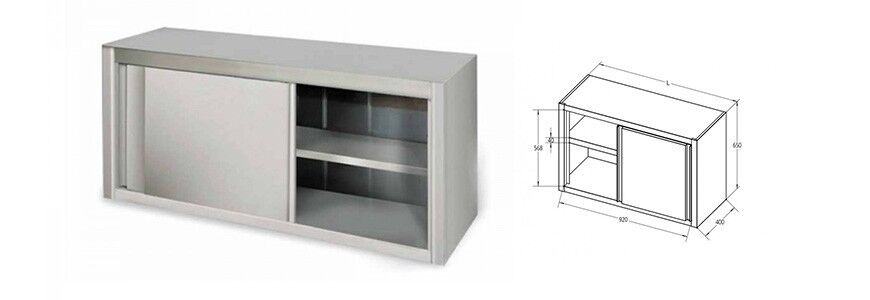 Stainless steel wall units